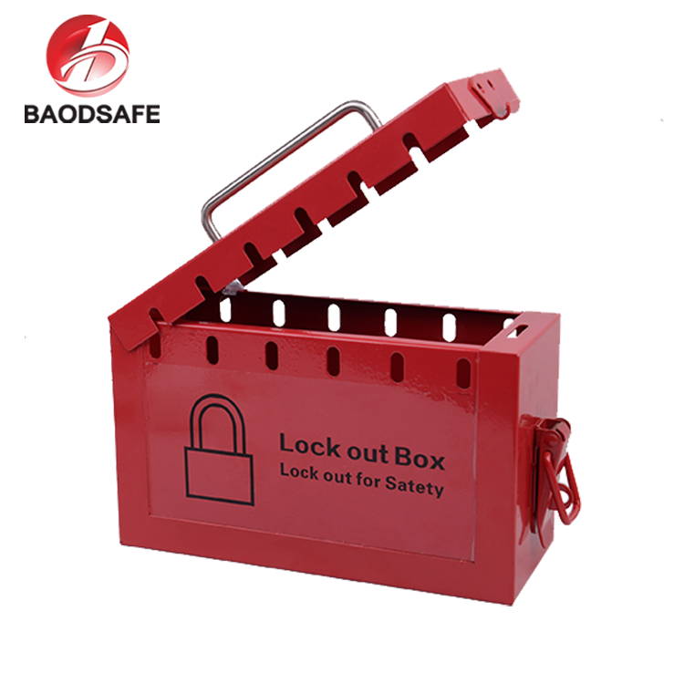 Group Safety Padlock Lockout Box Station 