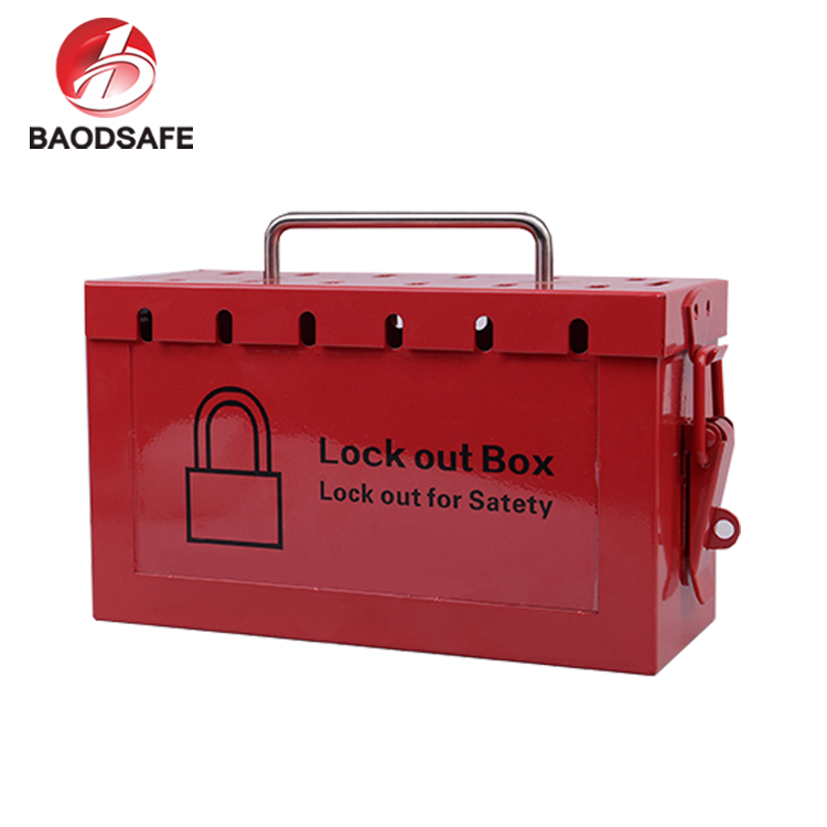 Group Safety Padlock Lockout Box Station 